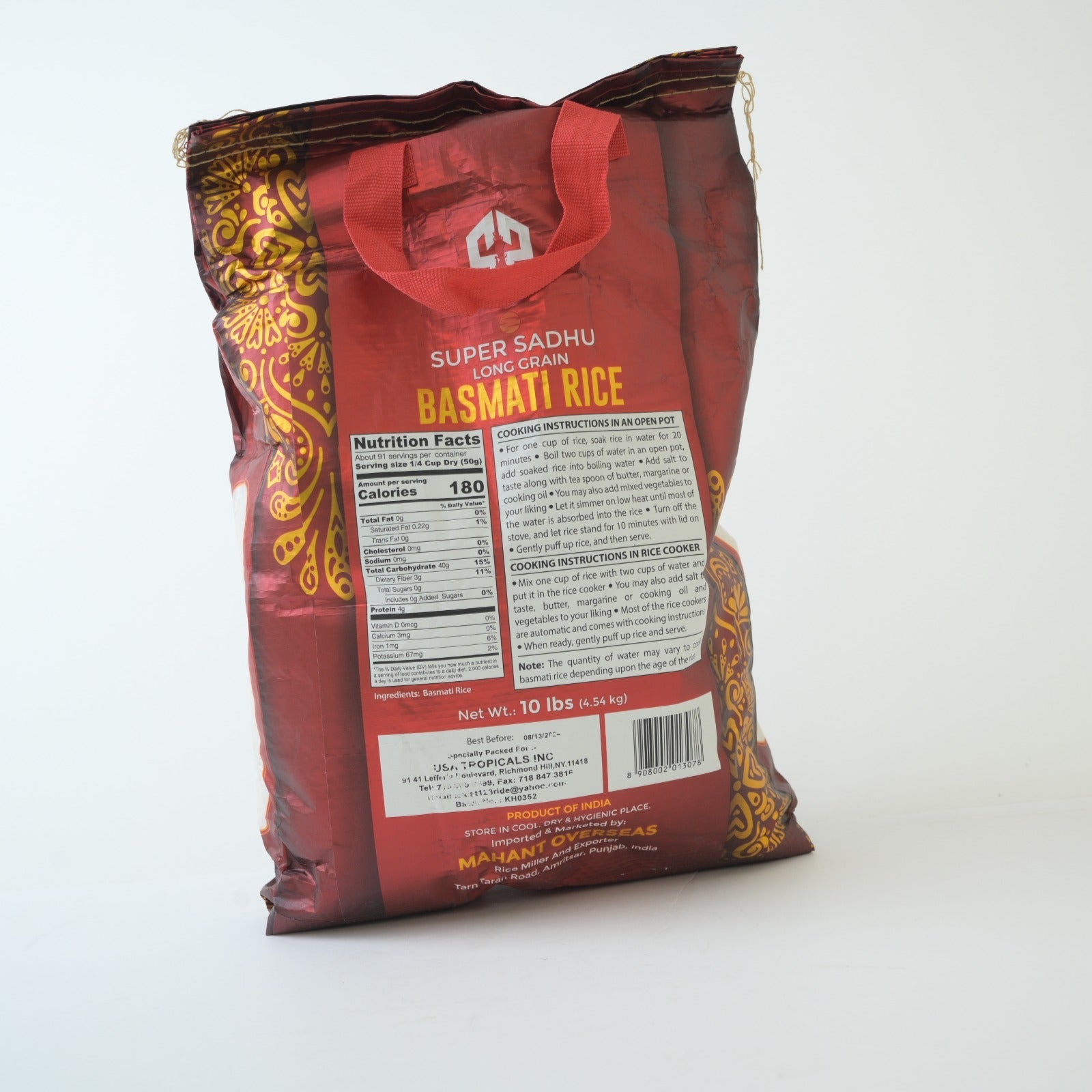 Basmati Rice Super Sadhu Long Grain