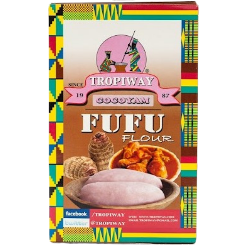 Cocoyam fufu tropiway african grocery cassava yam potato fufu light soup grocery