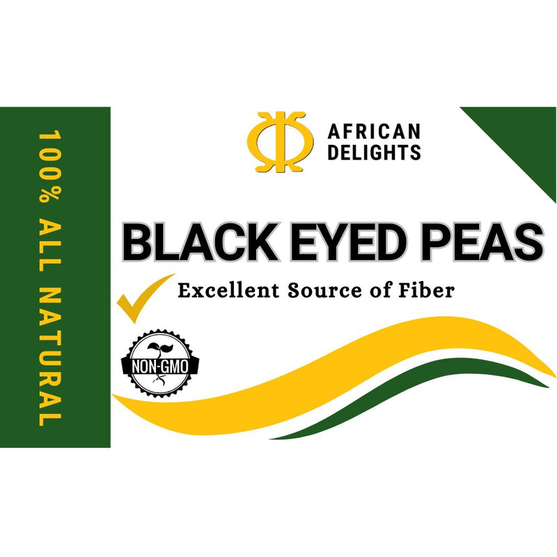 African Delight Black Eye Beans/ Peas 5Ibs