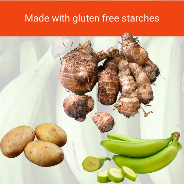 Plantain Cocoyam fufu golden tropics african grocery cassava yam potato fufu light soup grocery