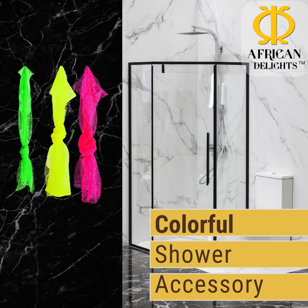 African Body Sponge | Exfoliating | Extra Large | Multicolor