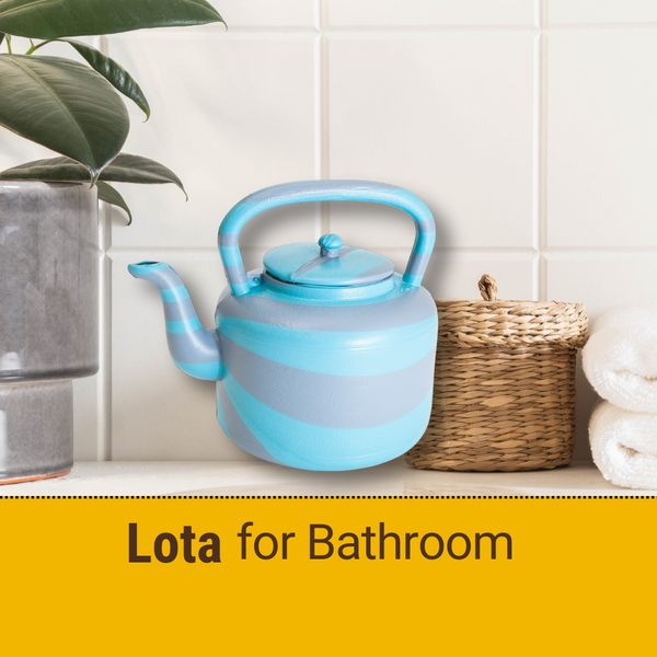 Watering Can/Plastic Kettle/Satala With Handle and Lid | 1 Gallon