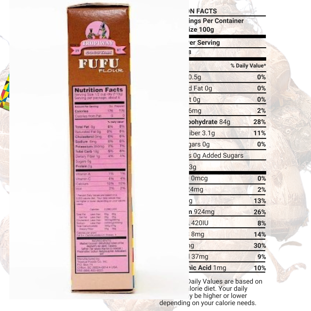 Tropiway Cocoyam Fufu