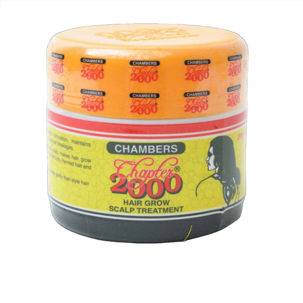 Chambers Chapter 2000 Hair Grow Scalp Treatment | Sulphur and Herbal Blend to Stimulate Edges | Made in Ghana Hair Cream - Promotes Growth, 295g - Viral Treatment for Edge Regrowth