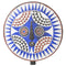 Sun Mask - Handmade African Mask, Burkina Faso (Blue)