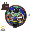 Ilanga Mask - Handmade African Mask by Ghanaian Artisans