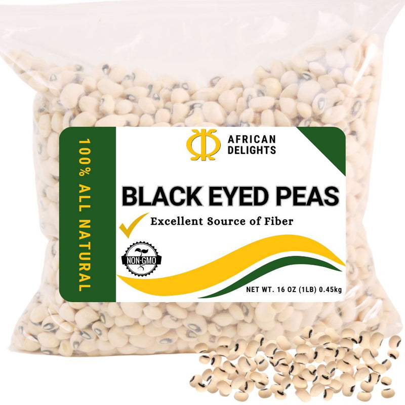 African Delight Black Eye Beans/ Peas 5Ibs