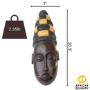 Fante Celebration Mask - Handmade African Mask by Artist Christopher Nyasafo