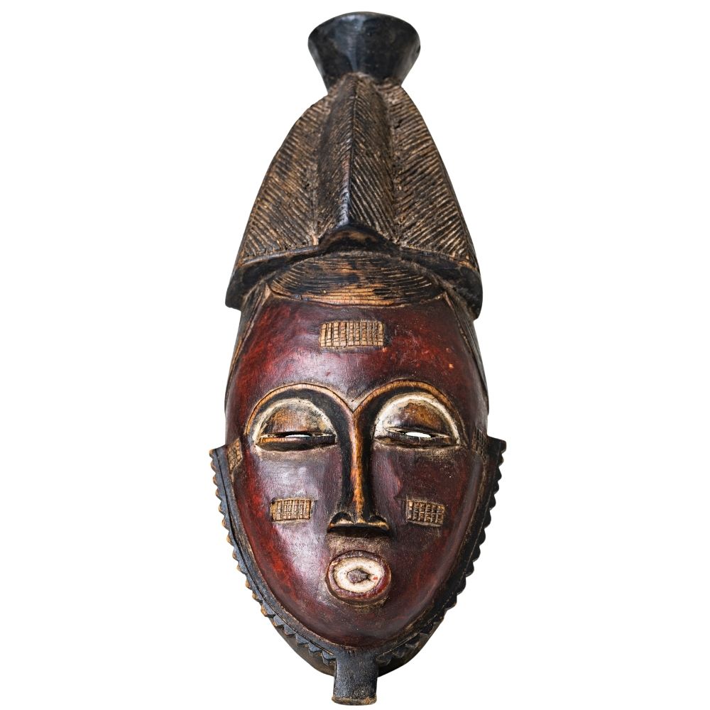 Bra Fie Mask - Handmade African Mask by Ghanaian Artisans African Delights Grocery Store near me Nigerian Ghanaian food Black owned business