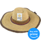  African Delights sun hat, adjustable straw hat, African fashion accessory, summer sun protection, handmade African hat, straw sun hat, adult size sun hat, 8 inches, African delights grocery store.