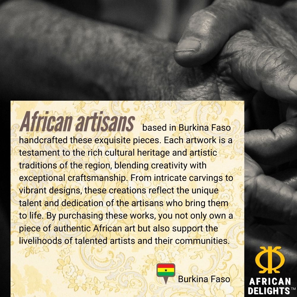 Tuntum Mask - Handmade African Mask by Ghanaian Artisans