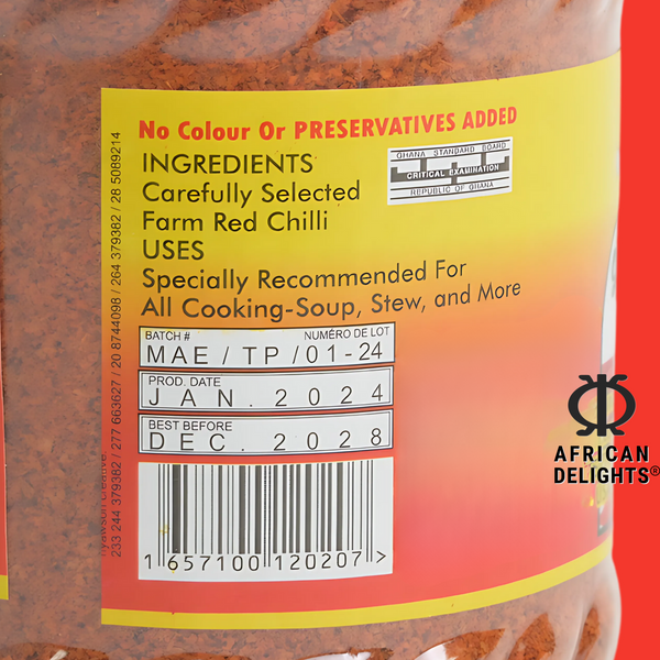 Best African Red Chili Hot Pepper