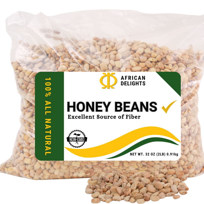 African Delight Honey Beans - Oloyin Beans  5lbs