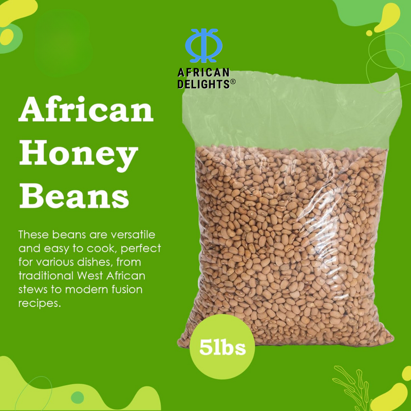 African Delight Honey Beans - Oloyin Beans  5lbs