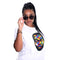 Fela Kuti Multicolored theme on white round neck T-shirt