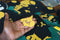 Fela kuti Black & Yellow big head on black round neck T-shirt