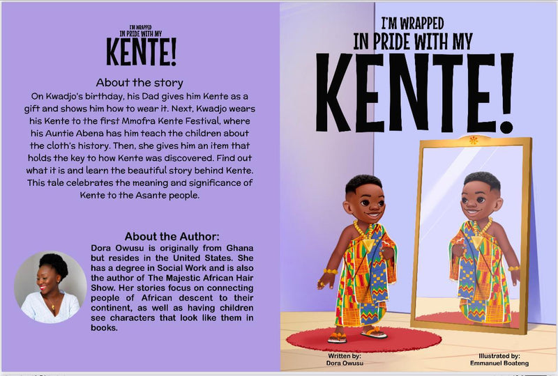 I'm Wrapped in Pride with My Kente!