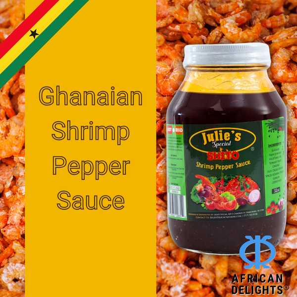 Julies's Special Shito 8 oz | Ghanaian Shrimp Pepper Sauce