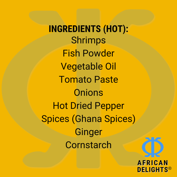 Julies's Special Shito 8 oz | Ghanaian Shrimp Pepper Sauce