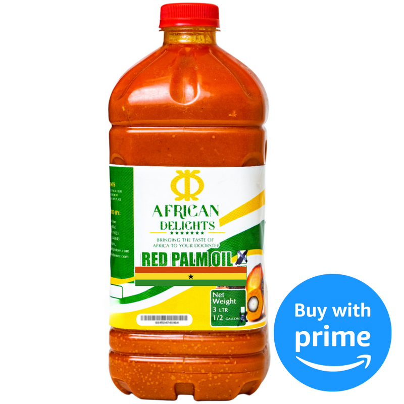 African Delights red palm oil, natural cooking oil, palm oil for cooking, 2 liters, 3 liters, all-natural palm oil, African delights grocery store.