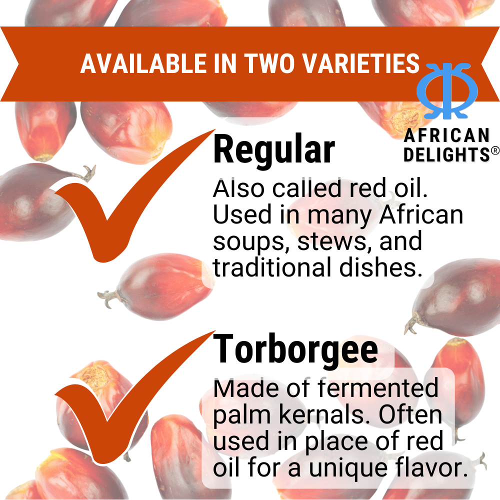 African Delights Torborgee Palm Oil | 100% All Natural