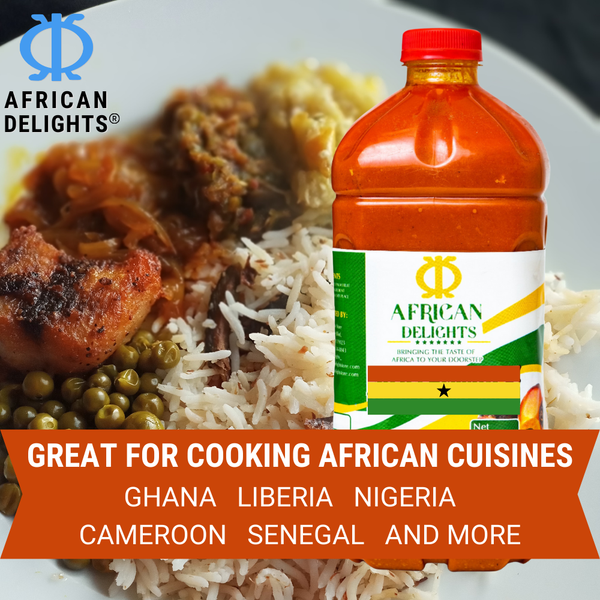 African Delights Red Palm Oil | 100% All Natural