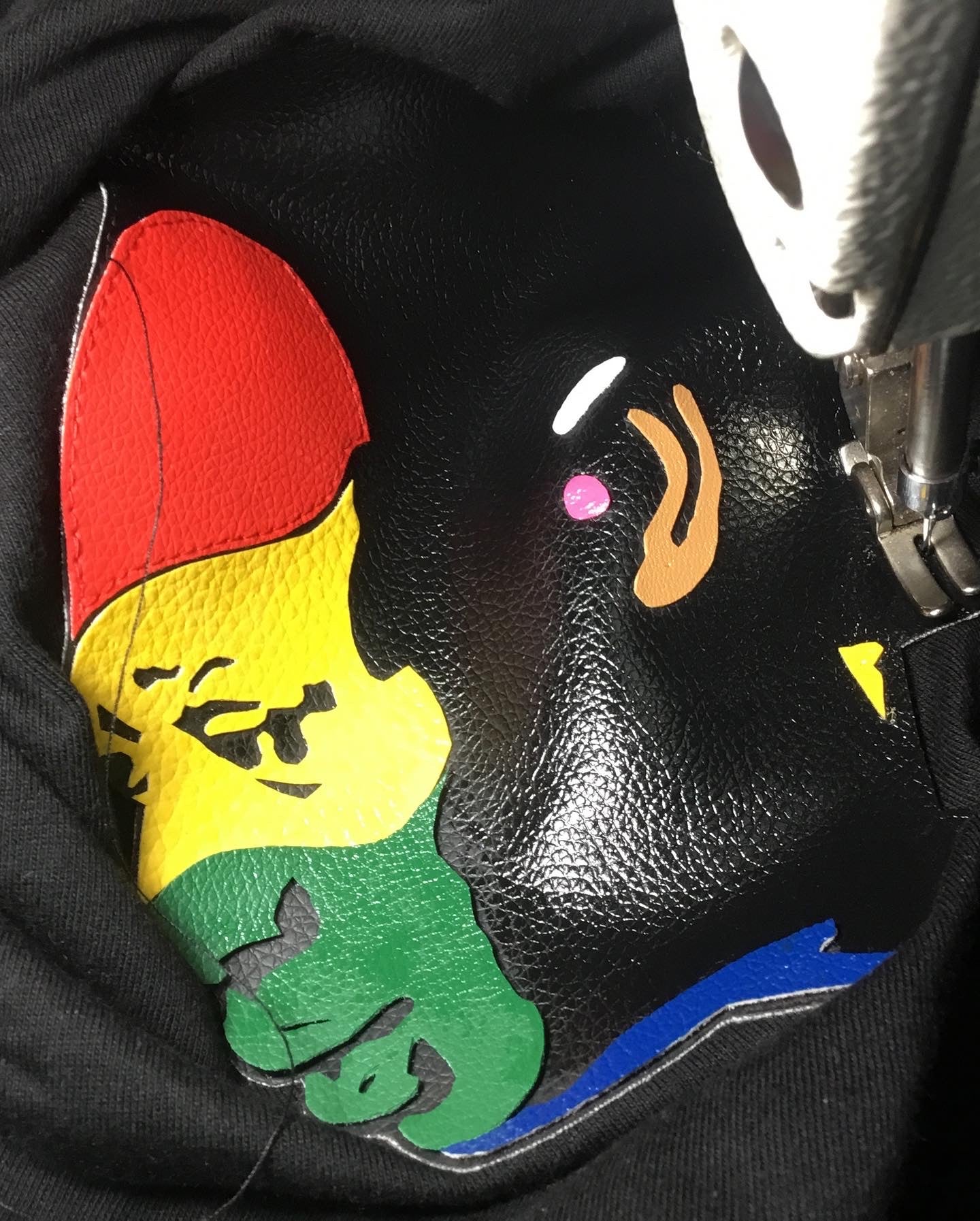 Kwame Nkrumah T-Shirt Multicolored Big Head