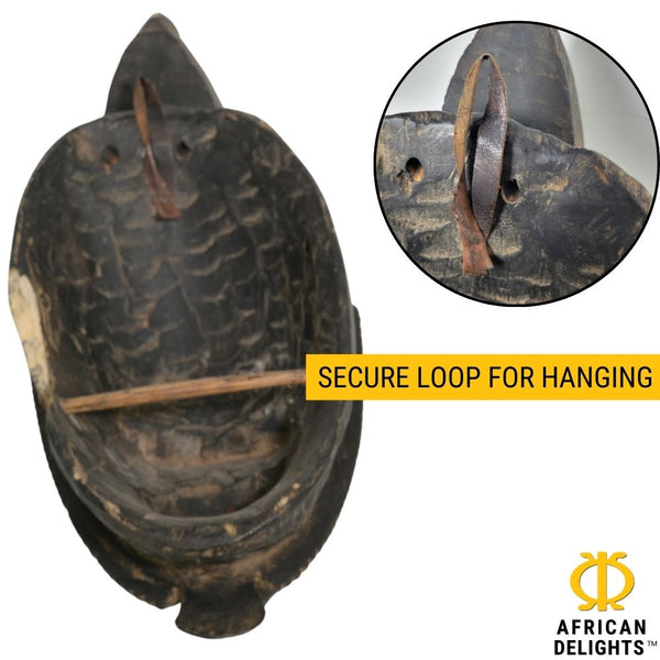 Tuntum Mask - Handmade African Mask by Ghanaian Artisans