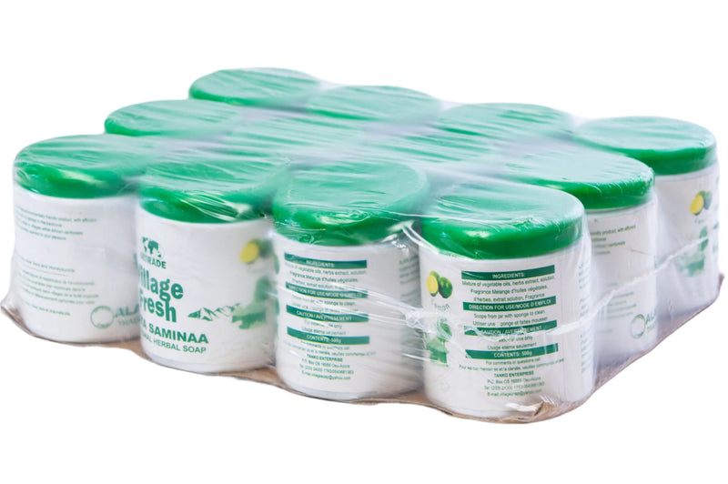 Village Fresh Herbal Black Soap Case