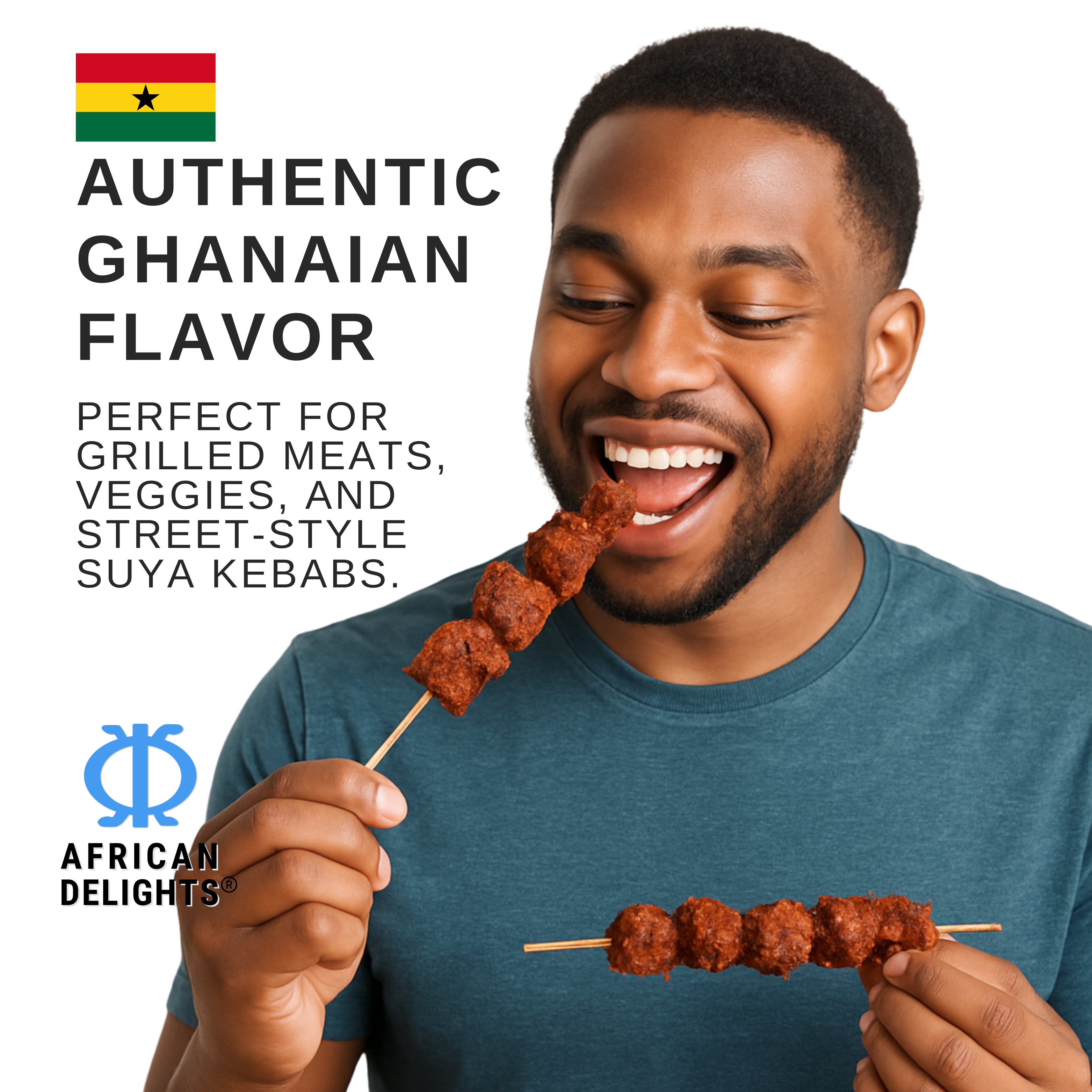 A-Jays Suya Pepper 5 oz Premium West African Yaji Spice Blend #3