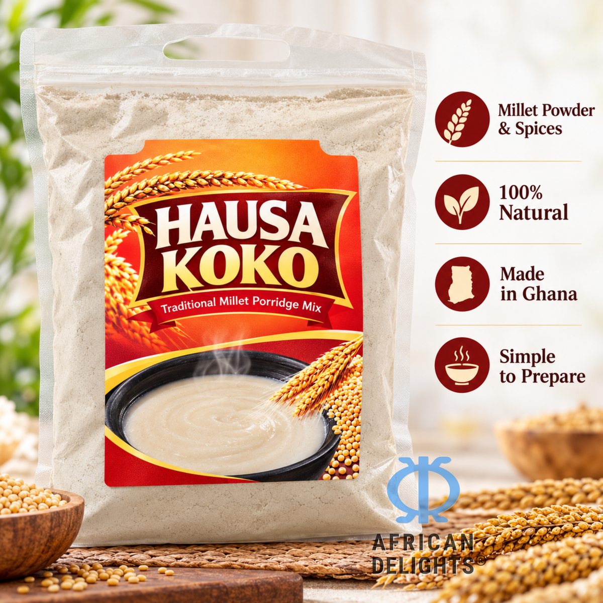 A&A Foods Hausa Koko Porridge Mix product photo