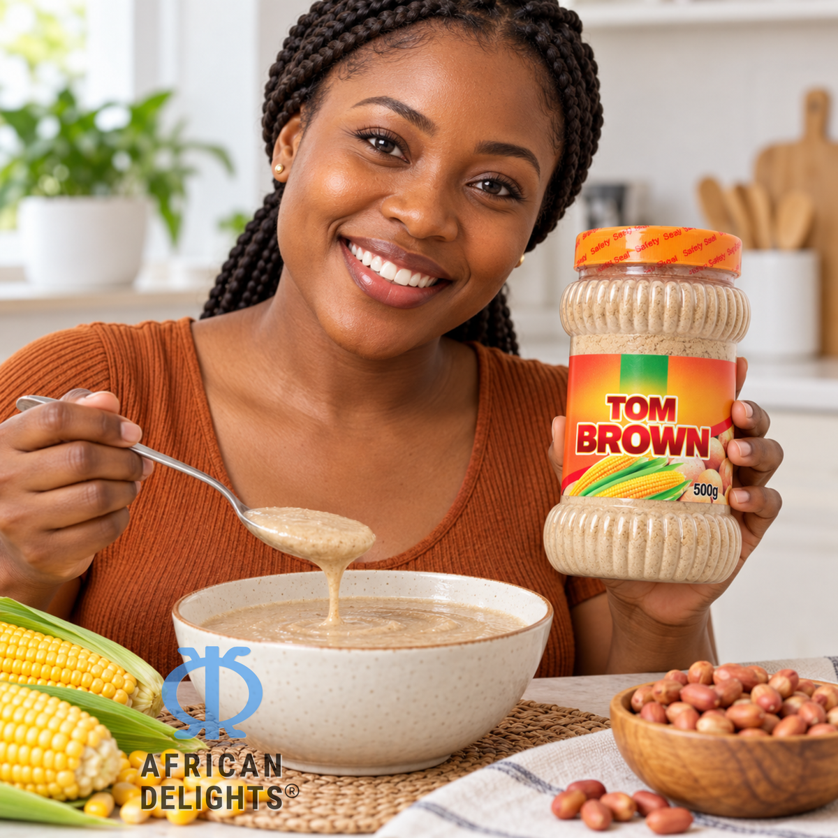 A&A Foods Tom Brown Porridge Mix listing photo