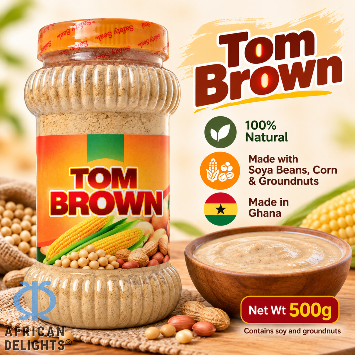 A&A Foods Tom Brown Porridge Mix product photo