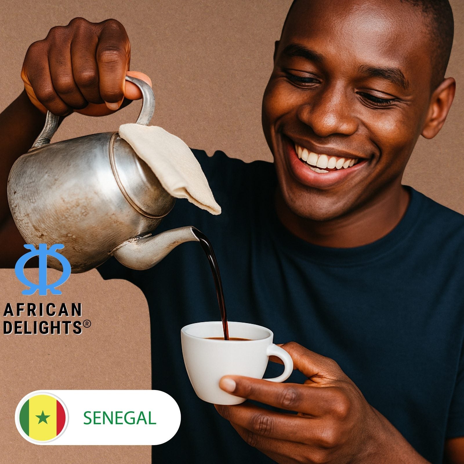 African Delights Cafe Touba Senegalese Spiced Coffee 500g image 3