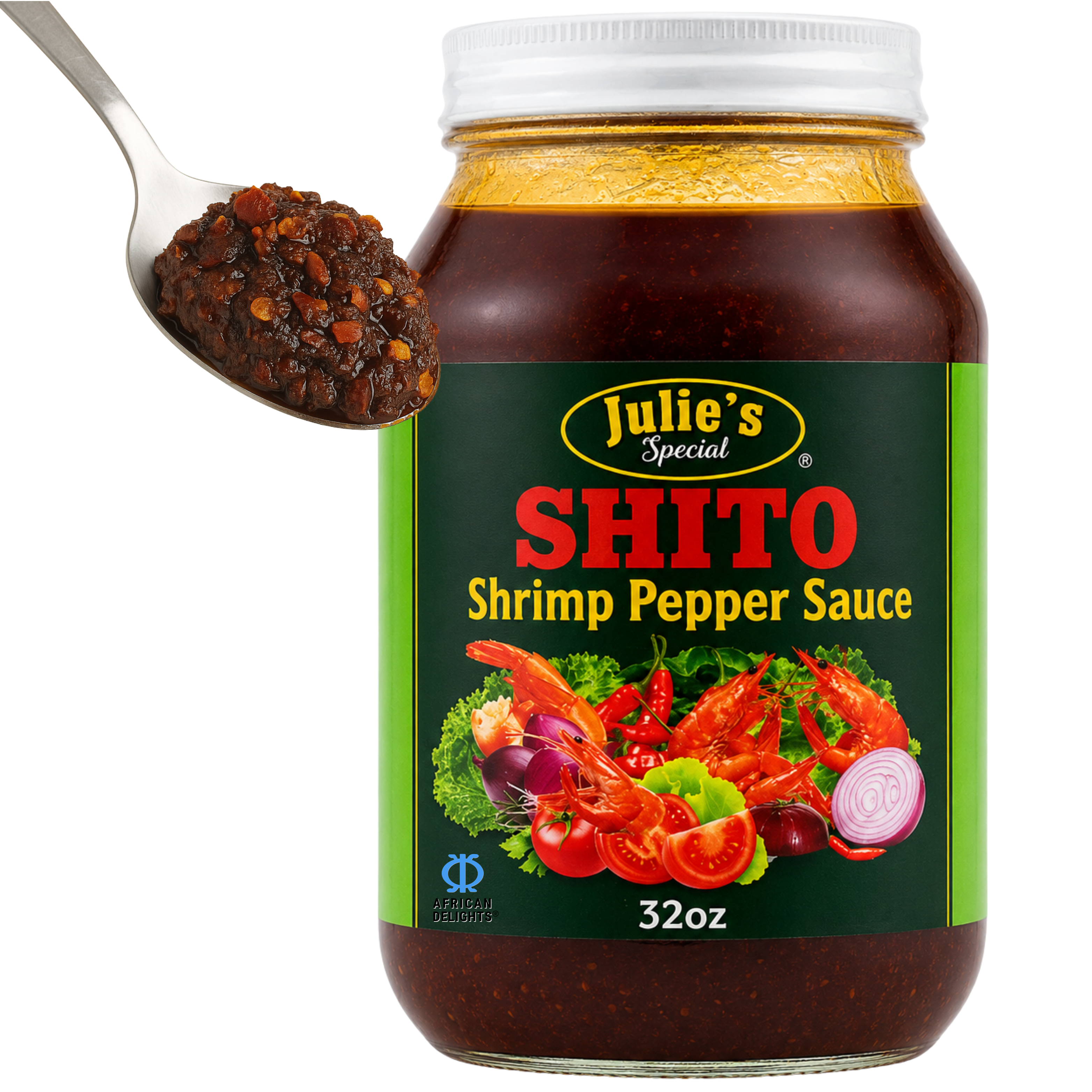 African Delights Julie's Special Shito 32 oz Hot main