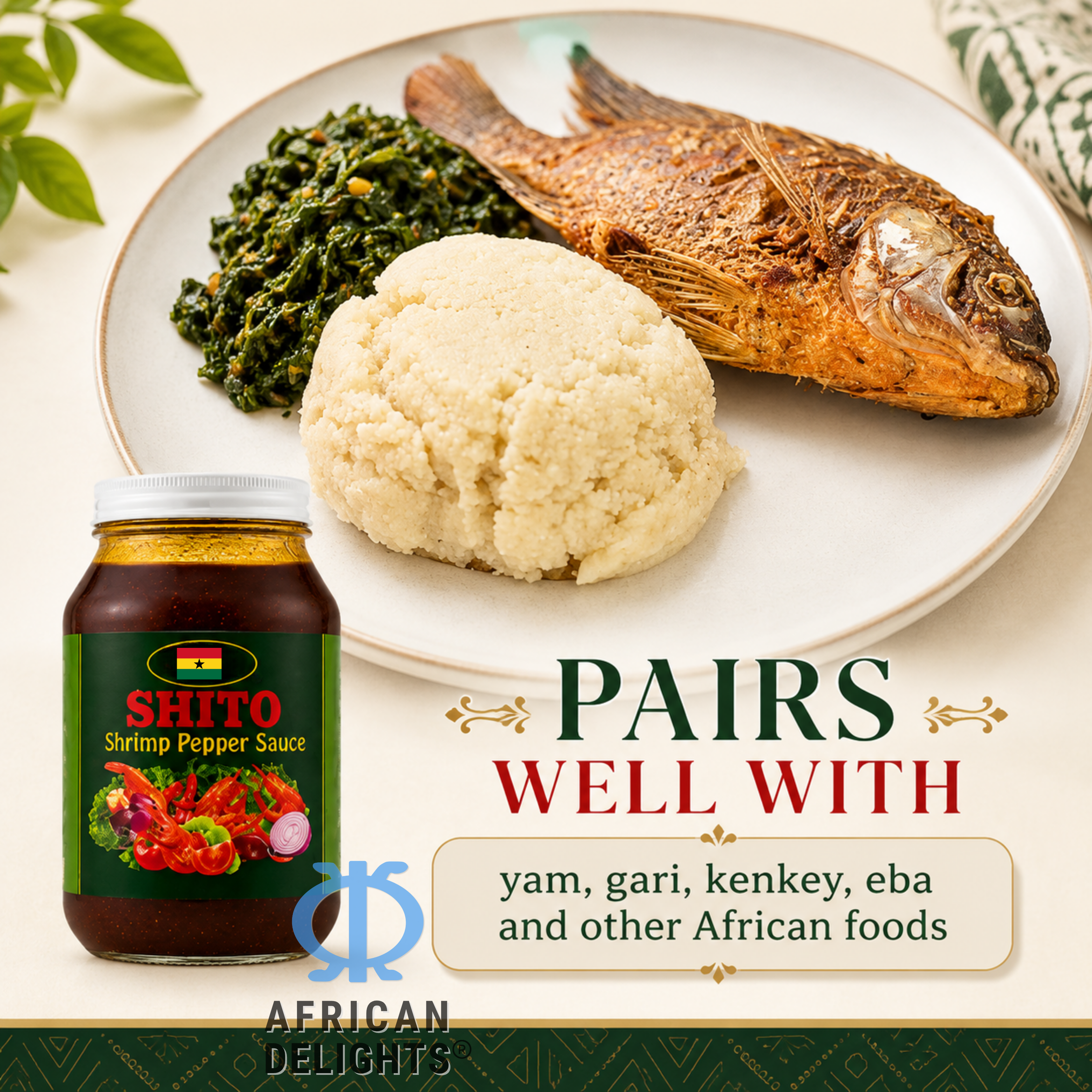 African Delights Julie's Special Shito Ghanaian shrimp pepper sauce lifestyle image 4
