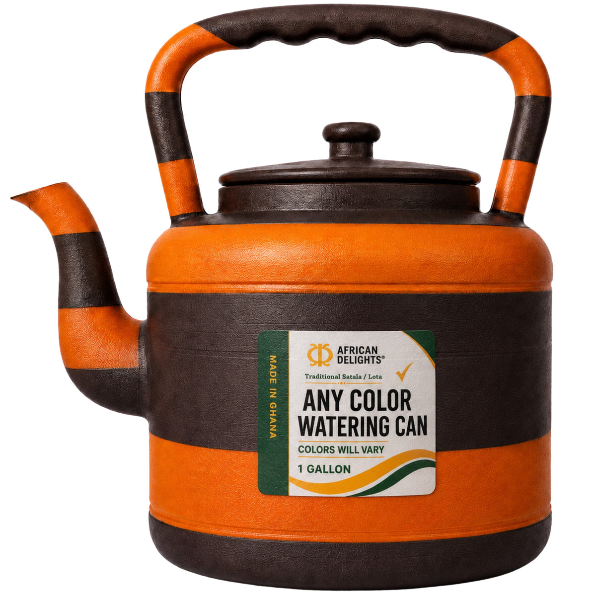 African Delights Plastic Kettle/Satala Watering Can, Multicolor # Color_Multicolor