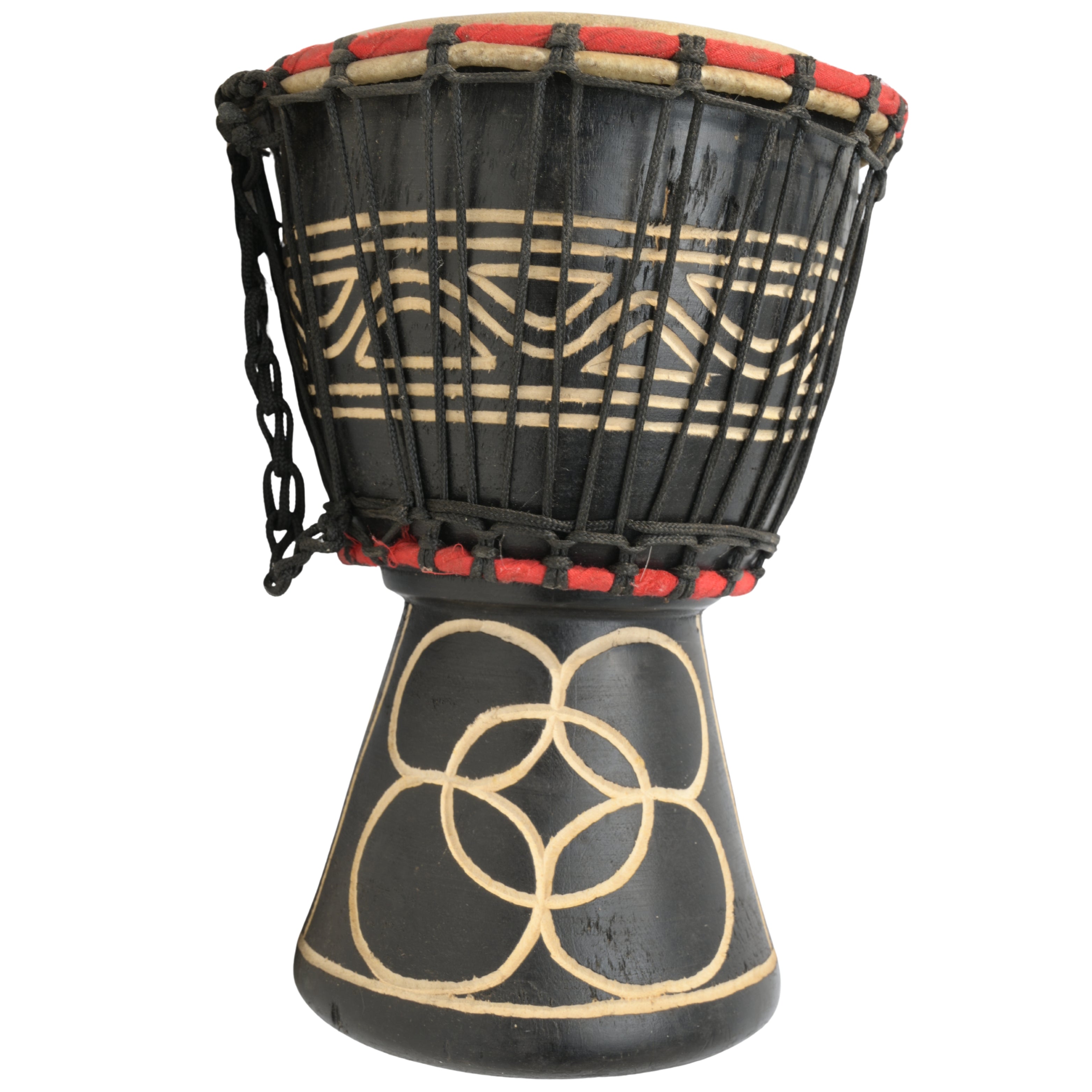 Medium Small Djembe Drum - Hand-Carved in Ghana