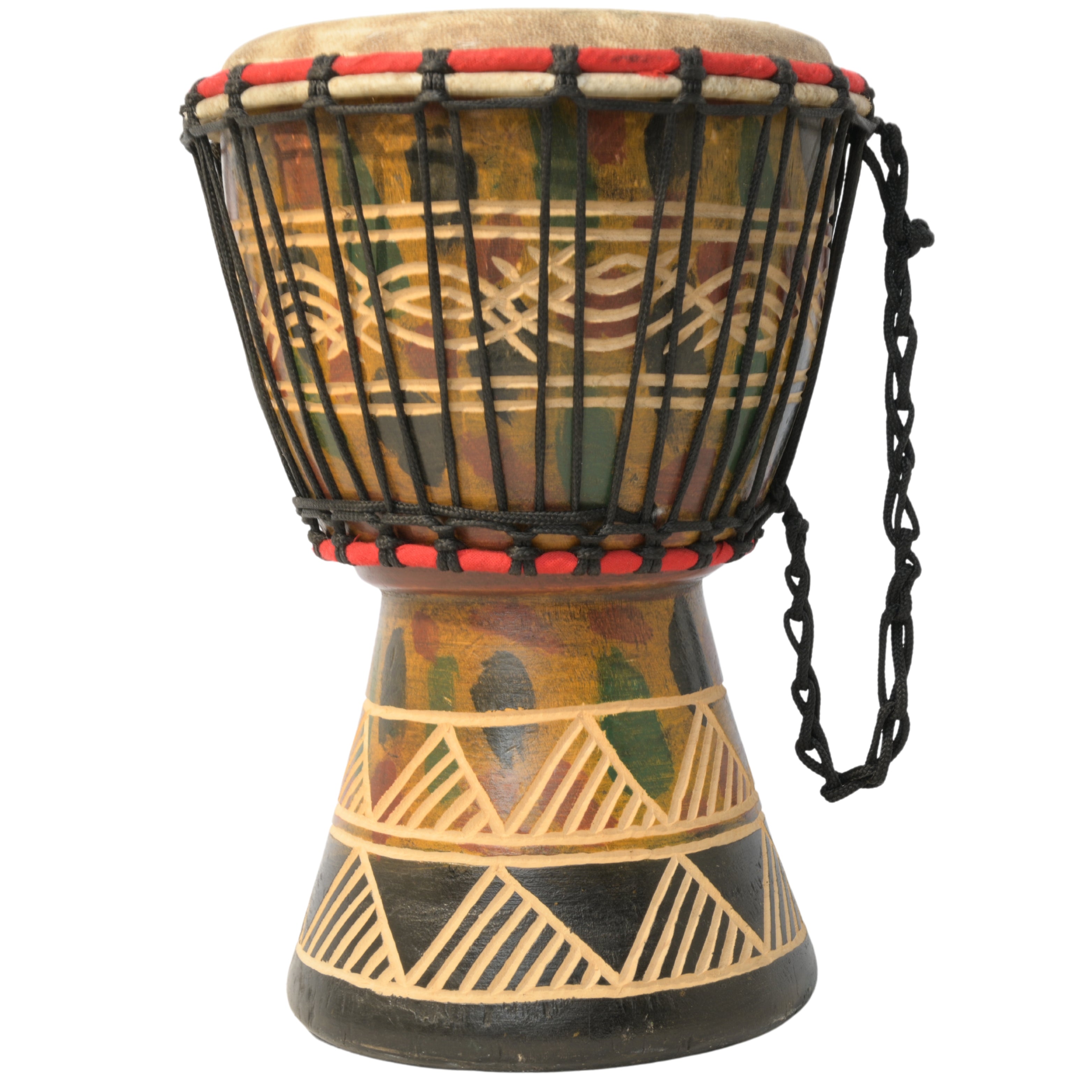 Medium Small Djembe Drum - Hand-Carved in Ghana