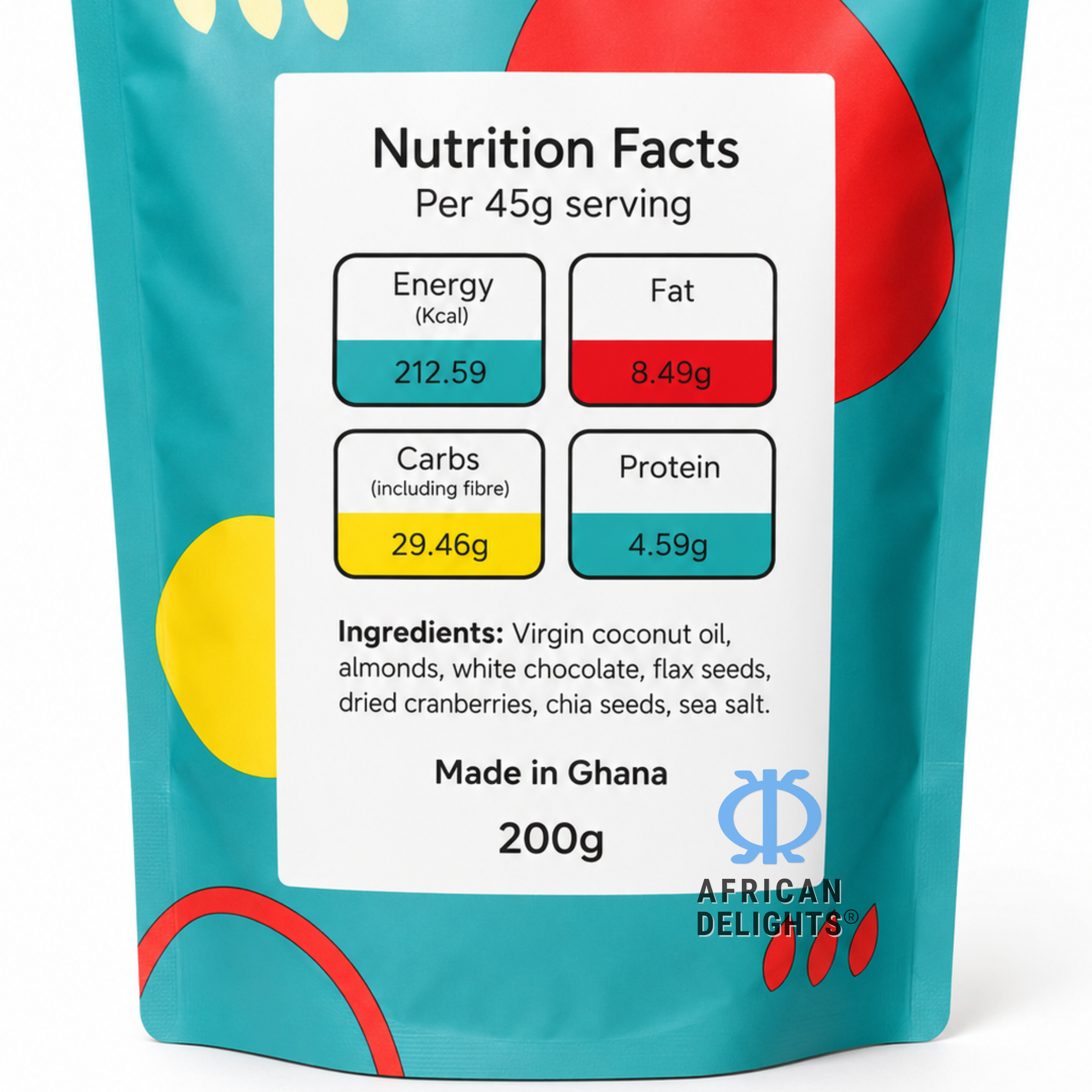 African Delights Superfood 200g (Pack of 2) ingredients and nutrition facts # Flavor_Superfood # Size_200g (Pack of 2)