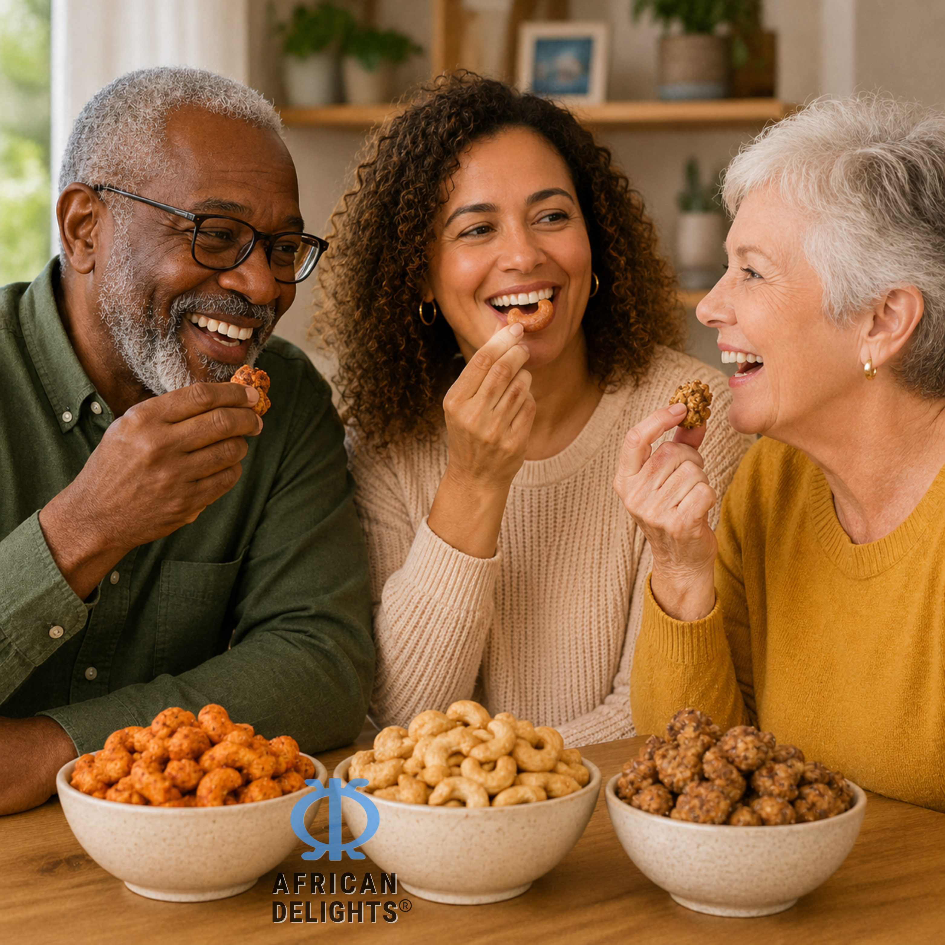 African Delights Roasted Cashews & Cashew Clusters