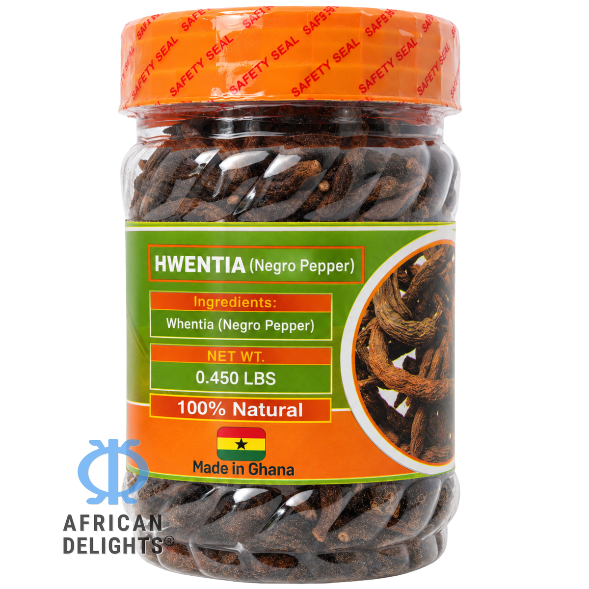 Alpraze Hwentia Negro Pepper, 0.450 lbs ingredients label