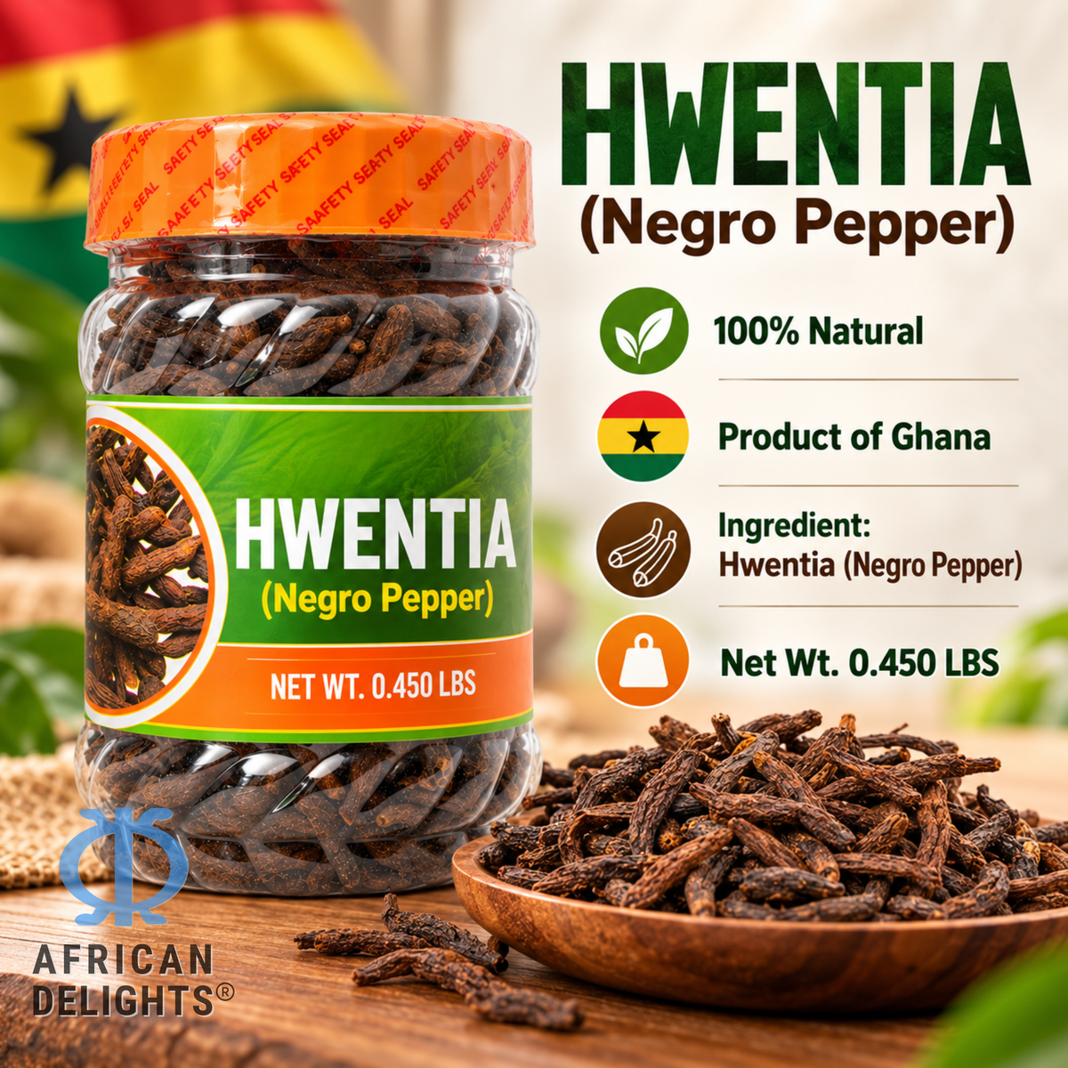 Alpraze Hwentia Negro Pepper, 0.450 lbs product photo