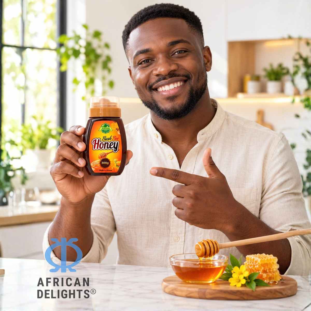 Amazing Foods Bush Bee Honey 300g listing photo # Flavor_amazingfoods-honey-300