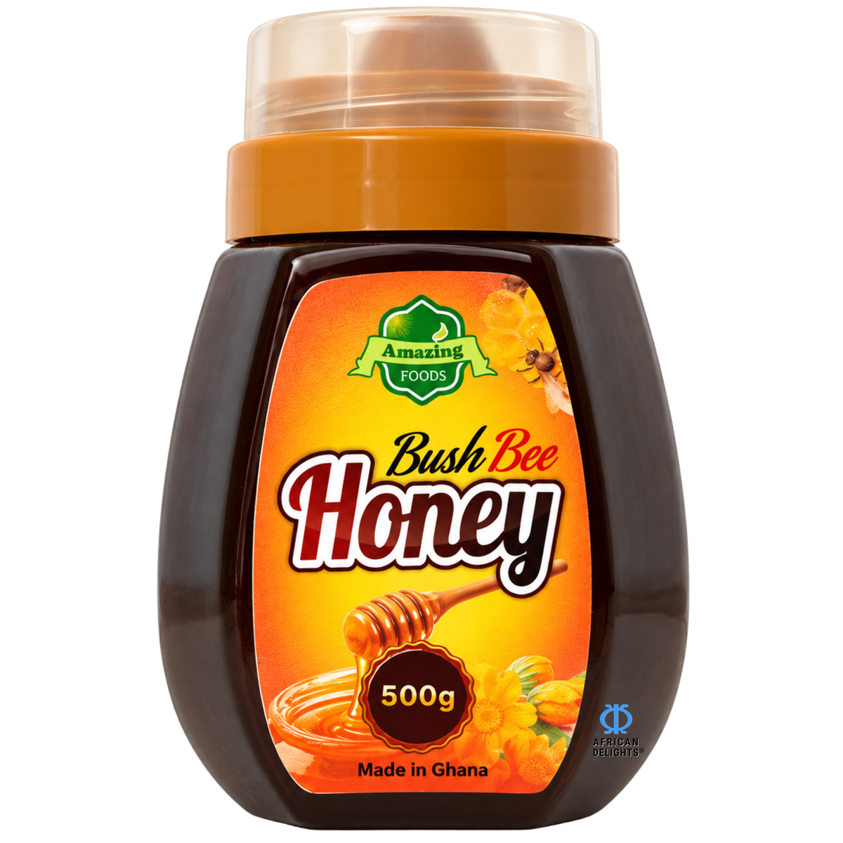 Amazing Foods Bush Bee Honey 500g Ghana # Flavor_amazingfoods-honey-500