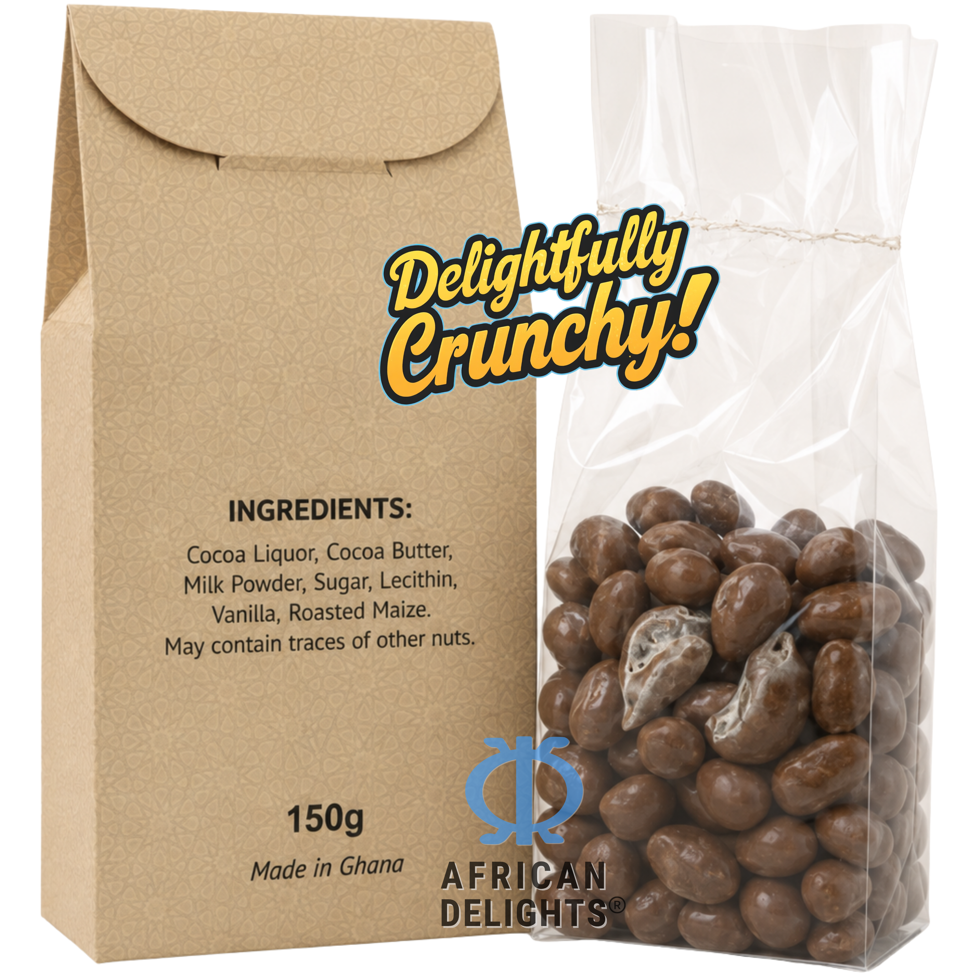 Amonu Chocolate-Covered Roasted Maize (150g) ingredients and nutrition # Style_Chocolate-Covered Roasted Maize (150g)