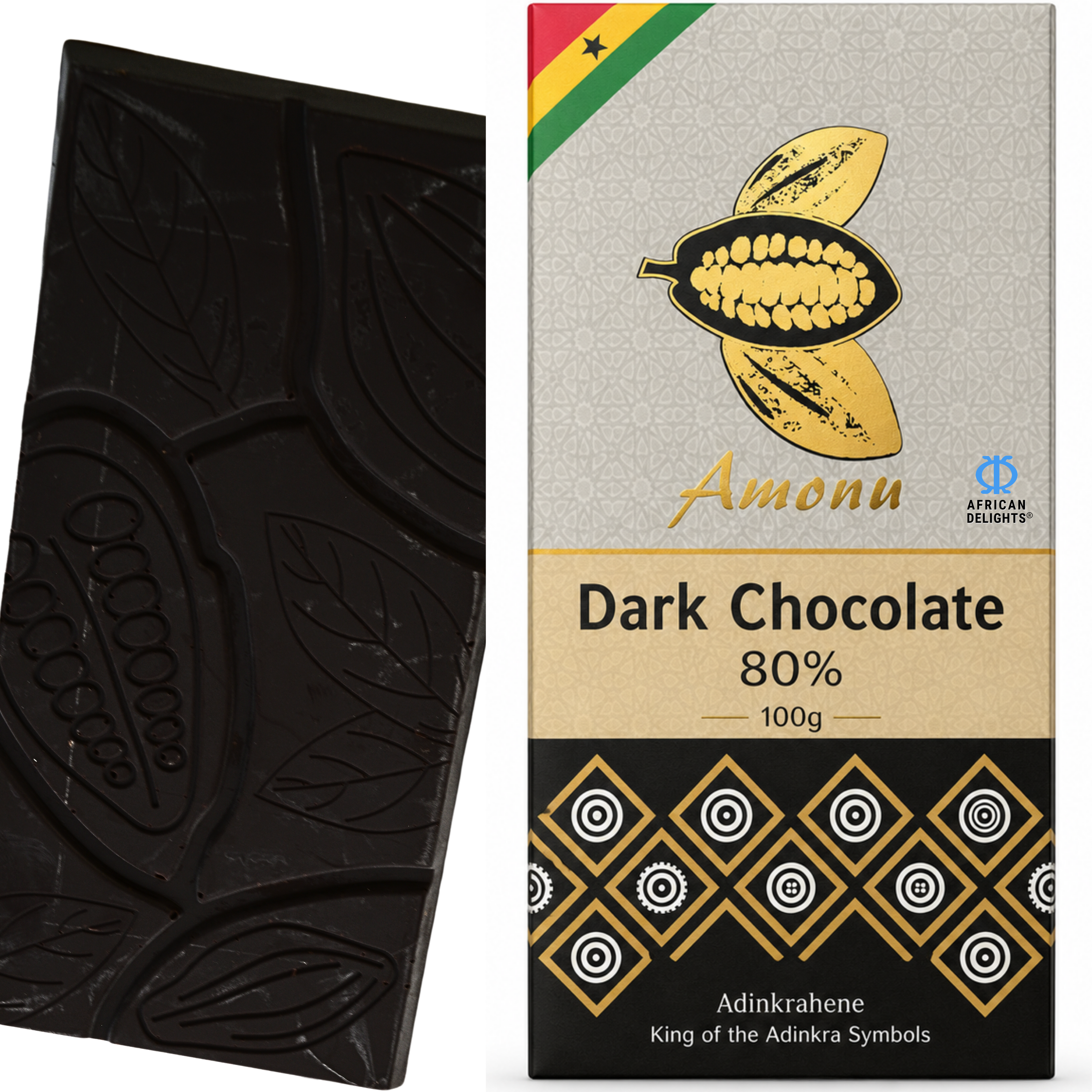 Amonu Dark Chocolate 80% (100g) # Style_Dark Chocolate 80% (100g)
