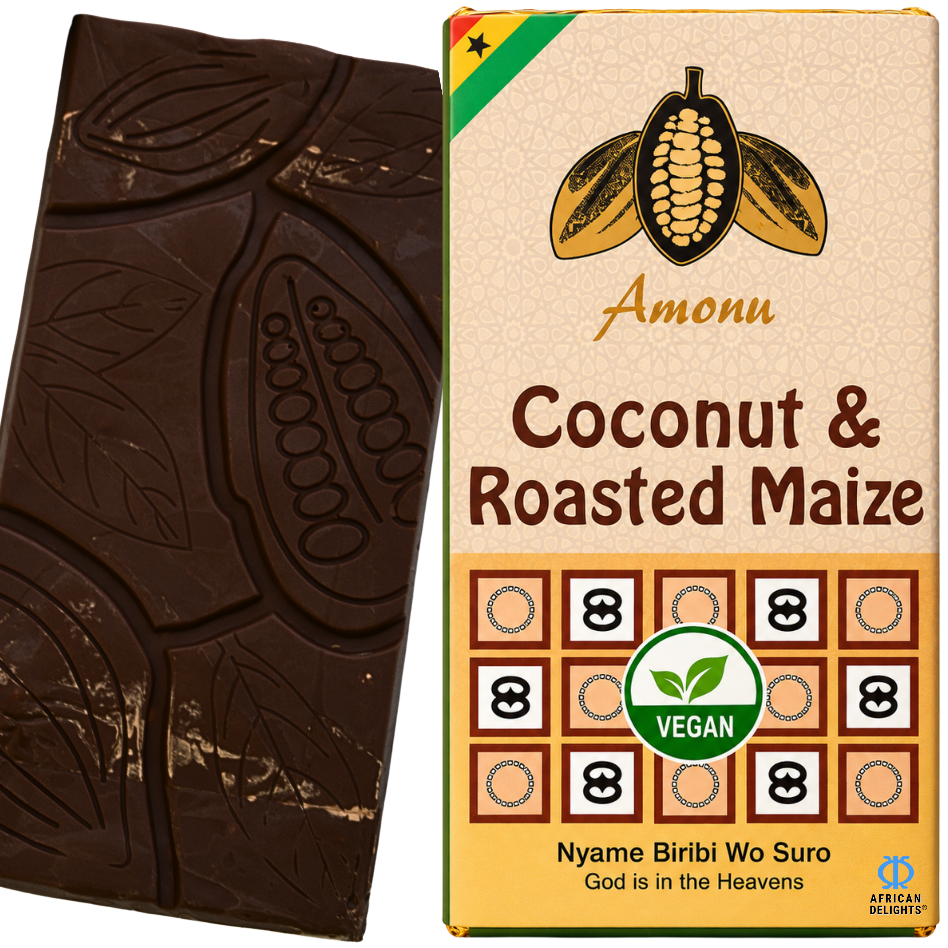 Amonu Coconut & Roasted Maize Vegan (100g) # Style_Coconut & Roasted Maize Vegan (100g)