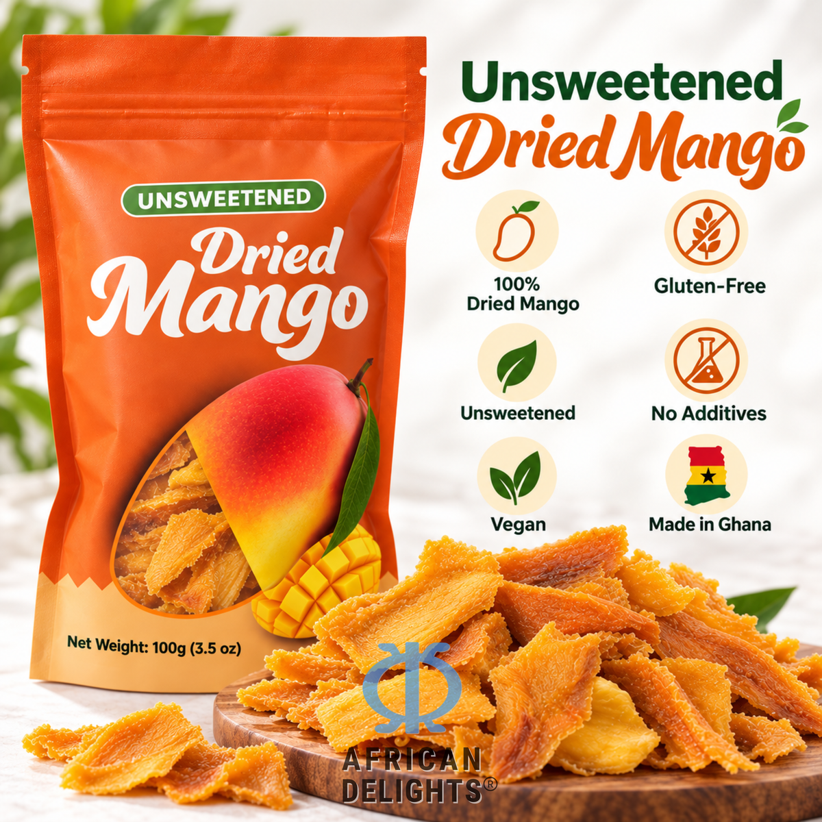 Anne's Perfections Dried Mango, 100g product photo