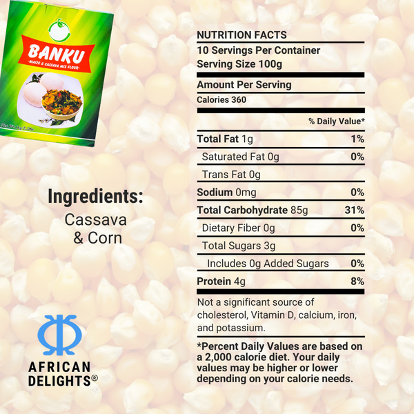 Homefresh Banku Mix Flour | Maize & Cassava | 1kg